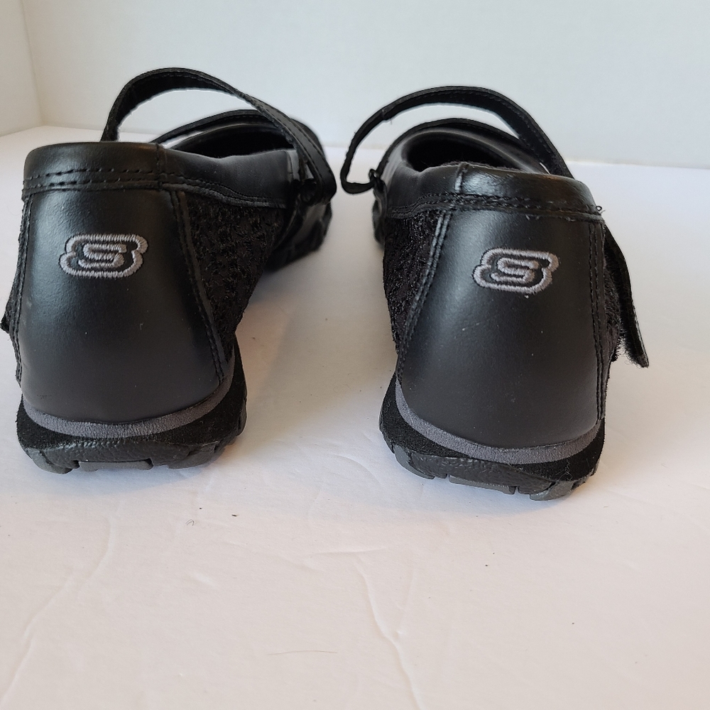 Black Skechers Velcro Shoes, 7M - Picture 8 of 9